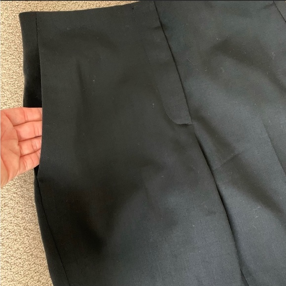 COS Streamlined Black Wool Blend Triusers - Picture 9 of 10
